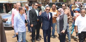   محافظ المنوفية يتابع مبادرة "يوم في قريتنا" بشمنديل