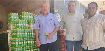 ضبط 2000 عبوة مشروبات مجهولة المصدر في أسيوط