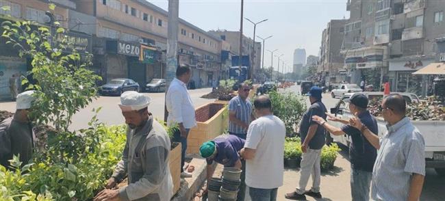 الجيزة تواصل تطوير شارع العامل الأول بإمبابة