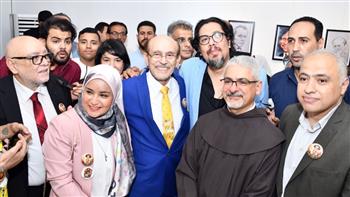   محمد صبحي بعيون فناني العالم.. افتتاح معرض "فارس الفن العربي" بمتحف محمود مختار