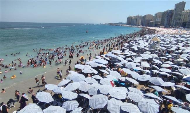 محافظ الإسكندرية: إشغال كامل بشواطئ القطاع الشرقي والهانوفيل المجاني
