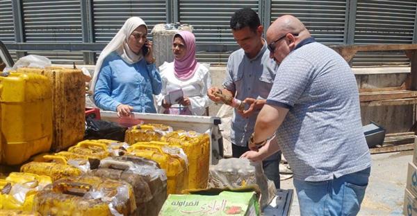 ضبط 900 لتر زيت غير صالح للاستهلاك بكفر الشيخ
