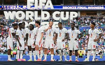 للمرة الأولى في تاريخها.. مراسم تتويج إنجلترا ببرونزية كأس العالم بعد الفوز على فرنسا