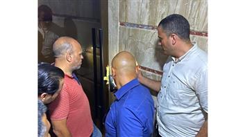   غلق وتشمع منشأة فندقية مخالفة بالمندرة