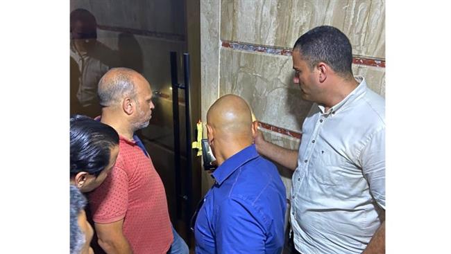 غلق وتشمع منشأة فندقية مخالفة بالمندرة