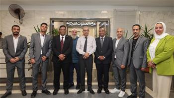  وفد يضم قيادات قطاع المرافق يزور غرفة العمليات المركزية بشركة الصرف الصحي بالإسكندرية