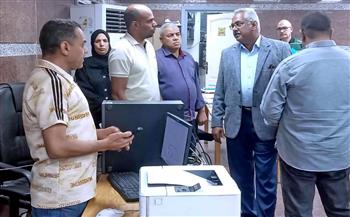   نائب محافظ سوهاج يتابع امتحانات الثانوية العامة والخدمات في ساقلتة وأخميم
