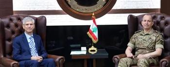 قائد الجيش اللبنانى يبحث مع وفد بريطاني دعم المؤسسة العسكرية.. ويستقبل السفير الباكستاني