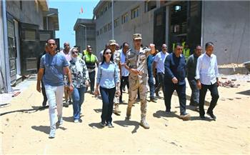   محافظ البحيرة تتفقد أعمال إنشاء محطة مياه شرب المدينة السكنية بكفر الدوار