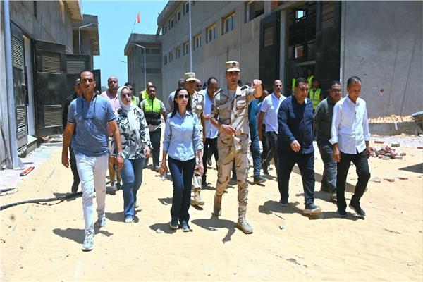 محافظ البحيرة تتفقد أعمال إنشاء محطة مياه شرب المدينة السكنية بكفر الدوار