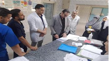   وكيل مديرية الصحة بالقليوبية يتفقد الرعاية المركزة والحضانات بالقناطر الخيرية