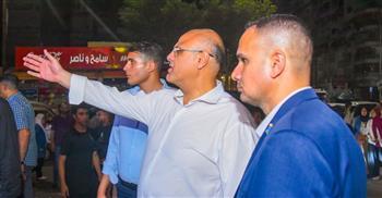 محافظ الإسكندرية يقود حملة مسائية لإزالة المخالفات بجمال عبد الناصر