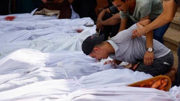 استشهاد 5 فلسطينيين من عائلة واحدة في قصف إسرائيلي على غزة 