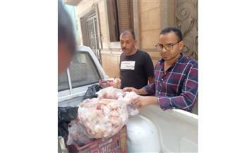 ضبط دواجن مجمدة غير صالحة بأسيوط