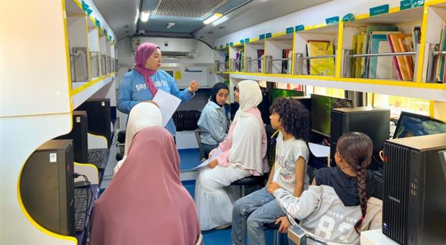 مكتبة مصر العامة تنقل التدريب الرقمي إلى الشارع عبر قوافل «مصر تقرأ»