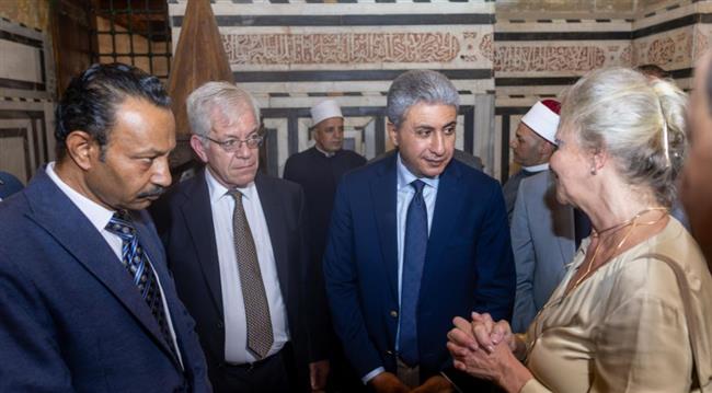 سفارة الولايات المتحدة والسياحة تحتفلان باستكمال مشروع ترميم ضريح السلطان قايتباي 