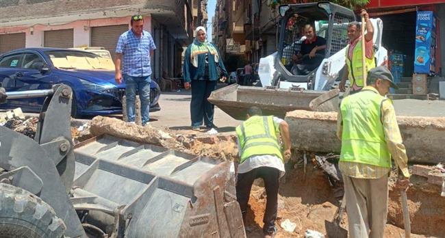 محافظة الجيزة تواصل أعمال الصيانة ورفع المخلفات استجابة لشكاوى المواطنين