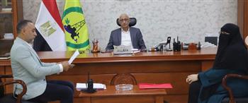   محافظ شمال سيناء يستقبل وكيل وزارة الصحة بمكتبه
