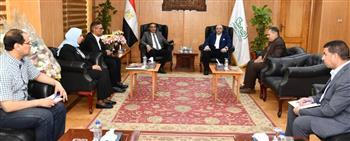 محافظ الفيوم يبحث دعم الثروة الحيوانية