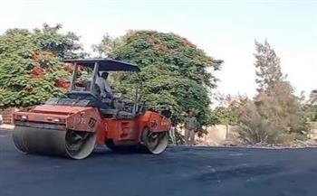 محافظ الجيزة يتابع أعمال صيانة طريق جسر ترعة الشبرامنتية بأبو النمرس