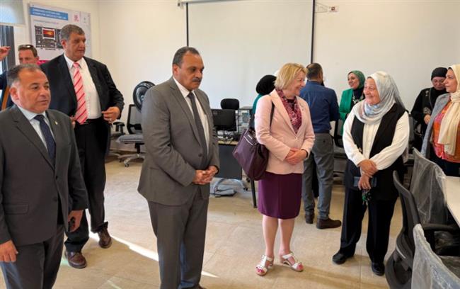 رئيس "بنها الأهلية" يستقبل رئيسة جامعة كانتربري كرايست تشيرش البريطانية