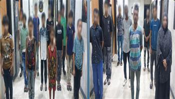 القبض على 7 رجال وسيدة بتهمة استغلال أطفال في التسول