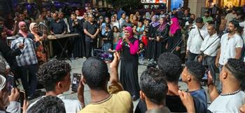 بالأغاني الوطنية.. "شارع الفن" بأسوان يحتفي بذكرى ثورة 23 يوليو