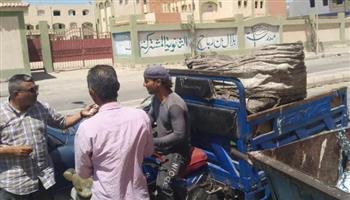 جهاز العبور الجديدة يشن حملة مكبرة لملاحقة الإشغالات والنباشين