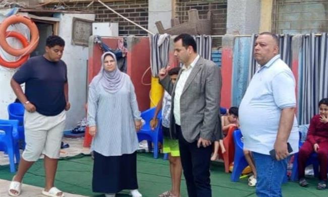 غلق حمام سباحة مخالف بالقليوبية وإحالة المقصرين للتحقيق  