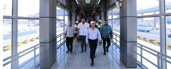 وزير النقل يتابع جاهزية المرحلة الثانية من الأتوبيس الترددي السريع BRT على الطريق الدائري