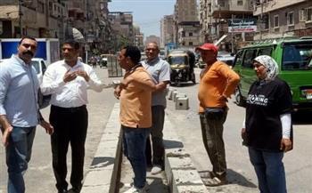 نائب محافظ الدقهلية يتفقد ميدان سندوب لمتابعة أعمال التطوير الشامل