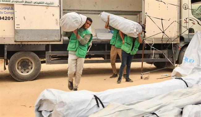 مركز الملك سلمان للإغاثة ينشئ مخيمًا جديدًا لإيواء النازحين في مدينة دير البلح