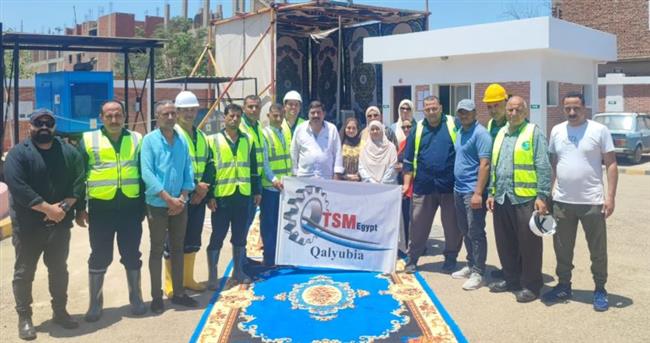 محطة رفع صرف صحي وشبكة الصباح بقليوب تجتاز التفتيش الثالث لشهادة الإدارة الفنية (TSM)