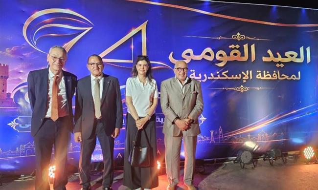 جمعية رجال أعمال إسكندرية تشارك في احتفالات العيد القومي الـ74 لمحافظة الإسكندرية 
