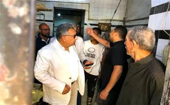 محافظ الدقهلية في جولة مفاجئة على عدد من المخابز بمدينة المنصورة