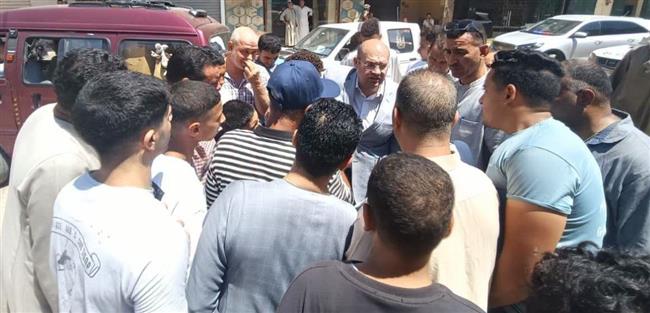 نائب محافظ الجيزة يتفقد خدمات المنصورية