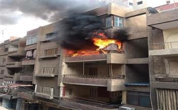 إخماد حريق داخل شقة سكنية فى حدائق القبة دون إصابات