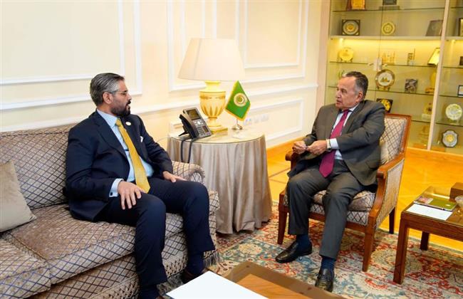 السفير عبدالمطلب يلتقي نبيل فهمي ويهنئه بتكليفه بمهام الأمين العام لجامعة الدول العربية