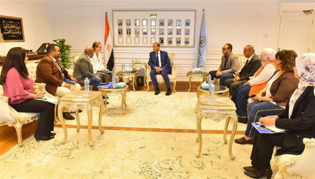 محافظ أسيوط يستقبل وفد اليونيسف لبحث تعزيز الشراكة التنموية 