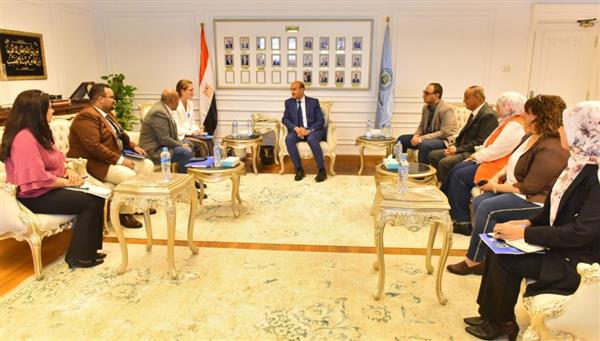 محافظ أسيوط يستقبل وفد اليونيسف لبحث تعزيز الشراكة التنموية