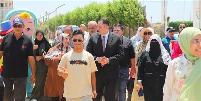 محافظ دمياط يشارك بفاعليات اليوم الترفيهي لذوى الهمم برأس البر 