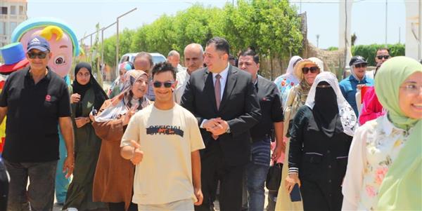 محافظ دمياط يشارك بفاعليات اليوم الترفيهي لذوى الهمم برأس البر