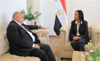 وزيرة التضامن الاجتماعي تلتقي رئيس الأولمبياد الخاص المصري