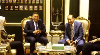 محافظ القليوبية يهنئ مدير الأمن الجديد
