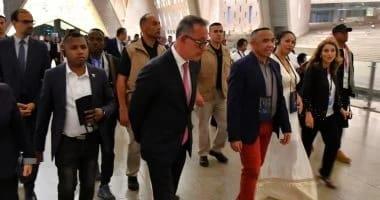 رئيس مدغشقر يزور المتحف المصري الكبير ويشيد بعظمة الحضارة المصرية 