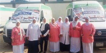 قافلة طبية مجانية ببني سويف تقدم 3989 خدمة لأهالي كوم أبو خلاد
