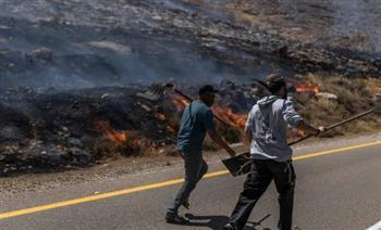 عشرات المستوطنين يقتحمون المنطقة الغربية لمدينة نابلس بحماية قوات الاحتلال