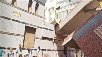انهيار عقار جصفا بالدقهلية.. دون إصابات