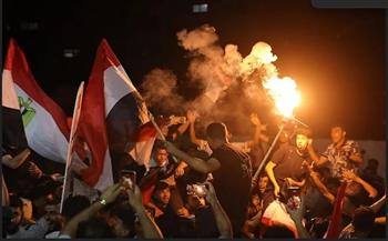   احتفالات في غزة بفوز منتخب مصر على أستراليا والتأهل لدور الـ16