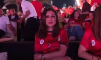 في لحظة وطنية لا تُنسى.. ​صوت أنغام يملأ الـ Egyptian Fan Zone بـ"بلادي بلادي لكي حبي وفؤادي"